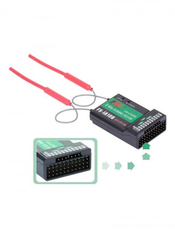 RC Transmitter With FS iA10B Receiver 23.2x10.5x20.8cm
