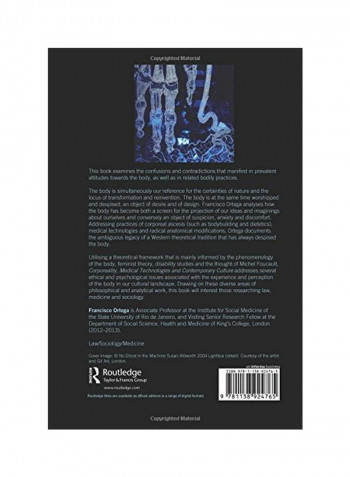 Corporeality, Medical Technologies And Contemporary Culture Paperback
