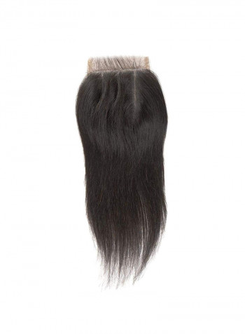 Straight Hair Extension Black 10inch