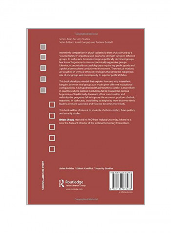Conflict And Cooperation In Multi Ethnic States Paperback