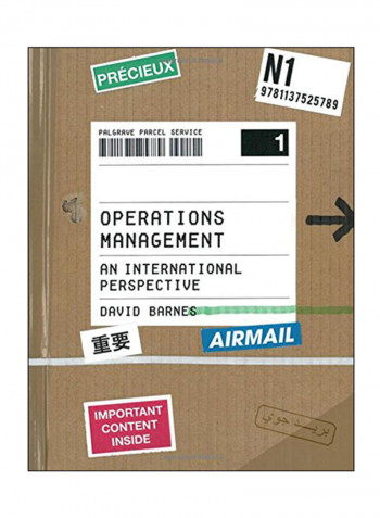 Operations Management: An International Perspective Paperback