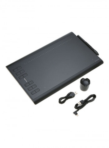 Professional Graphics Drawing Tablet Black