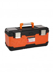 Utility Organizer Tool Box Orange/Black 23.5centimeter