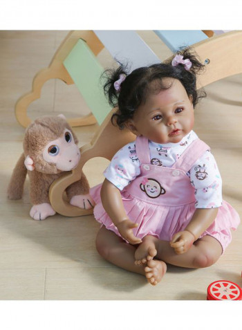 4-Piece Reborn Baby Doll Set 19.68inch