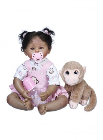 4-Piece Reborn Baby Doll Set 19.68inch