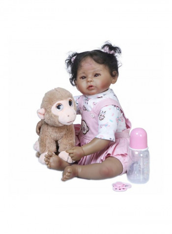 4-Piece Reborn Baby Doll Set 19.68inch