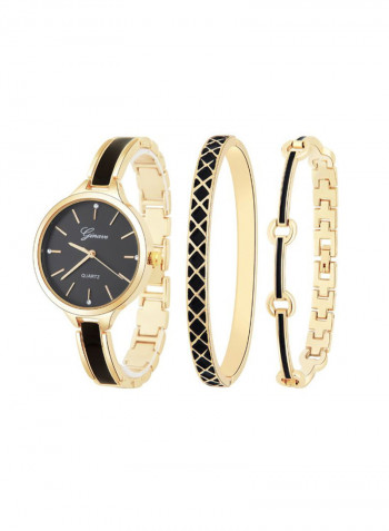 Women's Elegant Stainless Steel Quartz Analog Watch NSSB037006415 With Bracelet