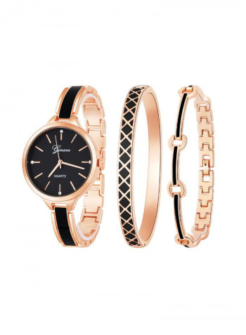 Women's Elegant Stainless Steel Quartz Analog Watch NSSB037006418 With Bracelet