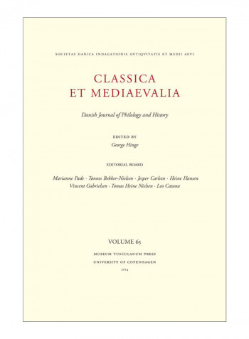 Classica Et Mediaevalia 15 Paperback