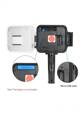 Handheld Underwater LED Video Light Black