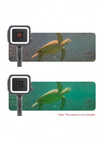 Handheld Underwater LED Video Light Black