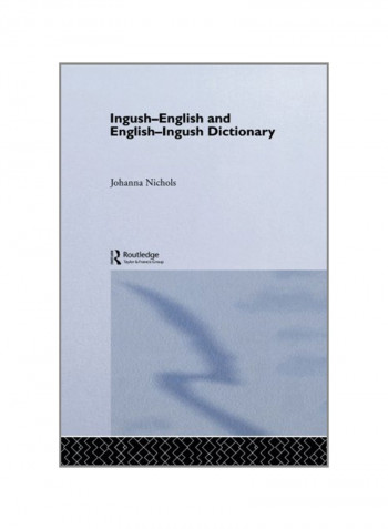 Ingush-English And English-Ingush Dictionary Paperback