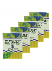 5-Piece Zum Bars Goat'S Milk Soap Citrus Mint 3ounce