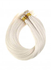 2-Piece Stick Tips Human Hair Extension Set White
