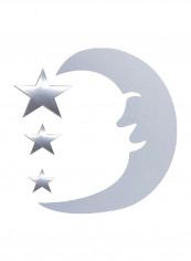 67-Piece Moon and Stars Night Sky Vinyl Wall Art Decal Set