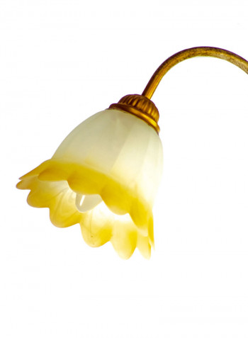 Decorative Floor Lamp Gold/Beige 50x183centimeter