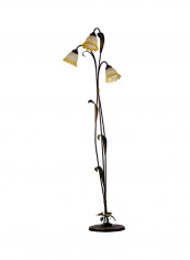 Decorative Floor Lamp Gold/Beige 60x175centimeter