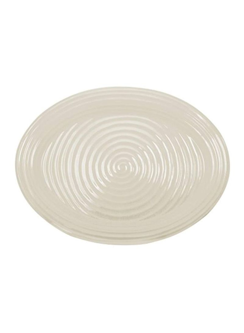 Sophie Conran Oval Platter Pebble 14.5x12inch
