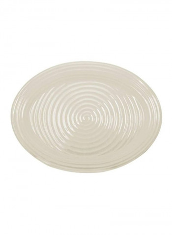 Sophie Conran Oval Platter Pebble 14.5x12inch