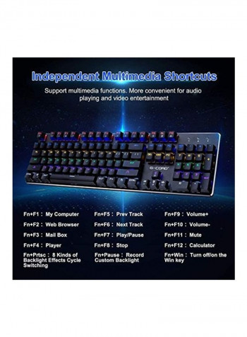 Wired-Wireless Gaming Mechanical Keyboard