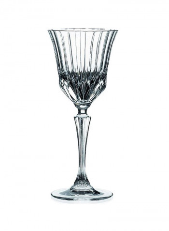 6-Piece Crystal Glass Clear 2.5ounce