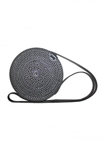 Kumi Rattan Bag Grey