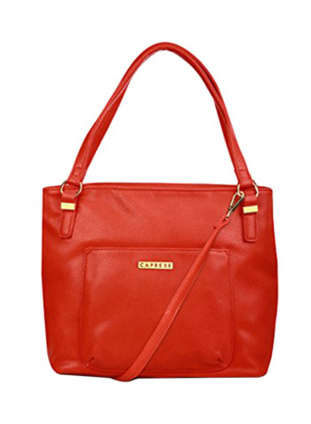 Polyester Blend Shopper/Tote TEANDMDRRED Red