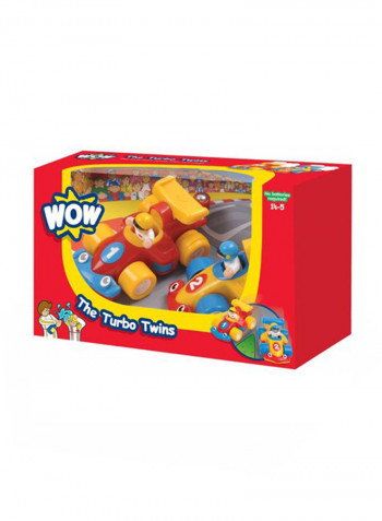 4-Piece Turbo Twins Racing Car