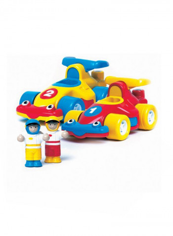 4-Piece Turbo Twins Racing Car