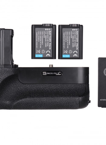 Battery Grip Replacement Vertical Camera Battery Holder With NP-FW50 Battery For Sony DSLR Camera Black