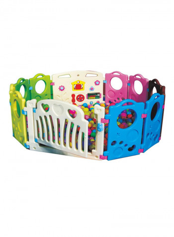 12-Panels Pen Playpen Centre Safety Play Yard With-16332 60centimeter