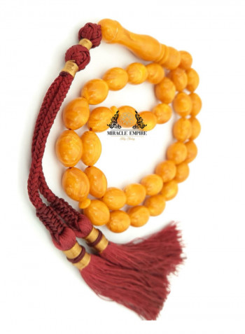 Amber Sand Tasbih Misbaha Prayer Beads