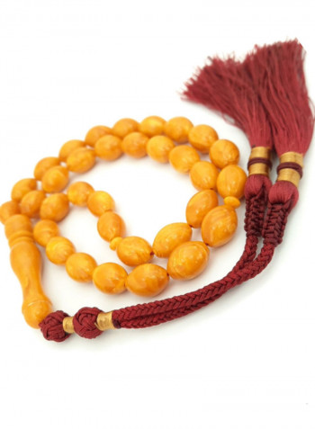 Amber Sand Tasbih Misbaha Prayer Beads