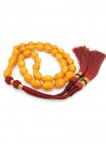 Amber Sand Tasbih Misbaha Prayer Beads