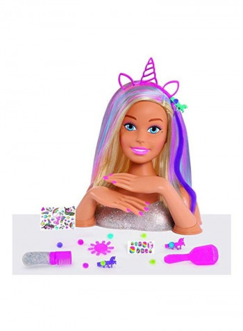 Deluxe 20-Piece Glitter and Go Styling Head 7 x 16inch