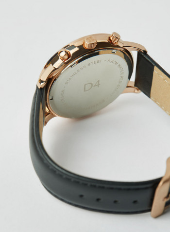 Men's Leather Analog Watch D103029RGB