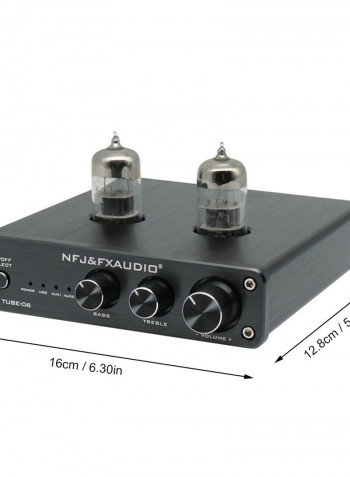 TUBE-06 Home Audio Tube Pre-Amplifier V8007B-EU_P Black