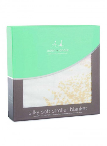Silky Soft Stroller Blanket - Metallic Primrose Birch