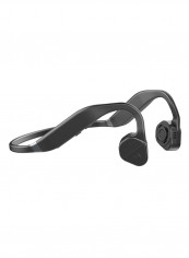 Bone Conduction Bluetooth Wireless On-Ear Headphone With Microphone Black