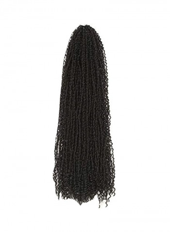 Curly Hair Extension Black 23inch