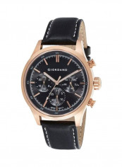 Men's Water Resistant Leather Analog Watch 1907-02