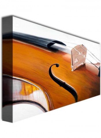 Music Store Ii Canvas Wall Art Brown/Black 10 x 19inch