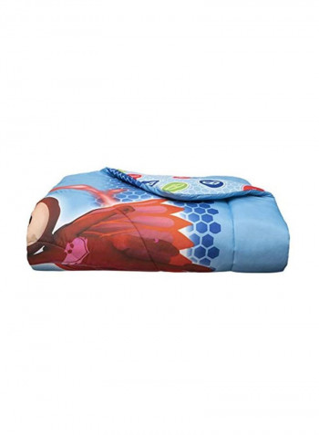 Printed Polyester Comforter Multicolour 72x86inch