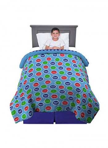 Printed Polyester Comforter Multicolour 72x86inch