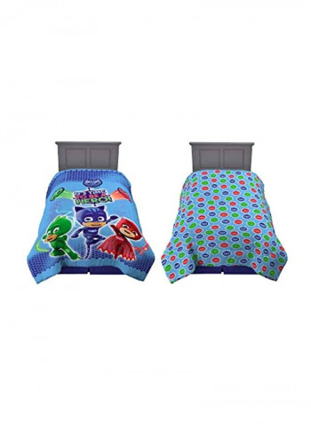 Printed Polyester Comforter Multicolour 72x86inch