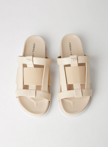 Luxia Vegan Nappa Sandals Nude