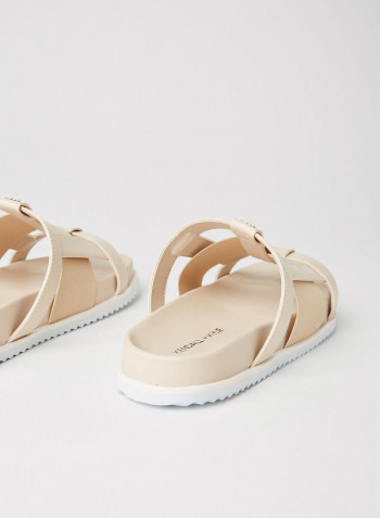 Luxia Vegan Nappa Sandals Nude