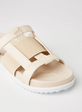 Luxia Vegan Nappa Sandals Nude