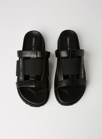 Luxia Vegan Nappa Sandals Black