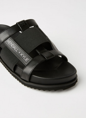 Luxia Vegan Nappa Sandals Black